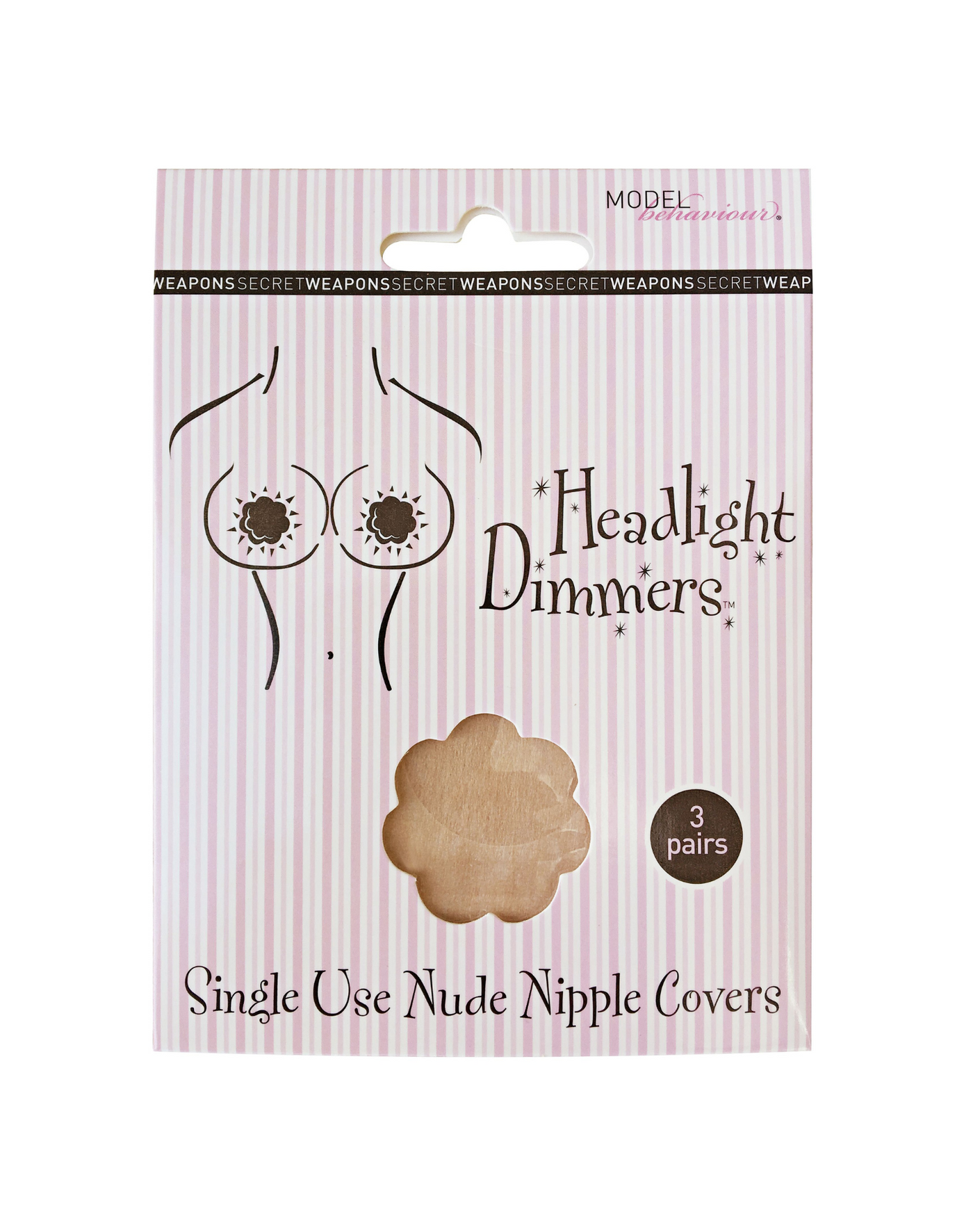 SECRET WEAPONS Disposable Nipple Covers (3 Pair Pack)